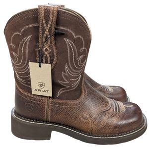 Ariat Women's 9.5 Fatbaby Heritage Dapper Copper Kettle Brown Western Boots